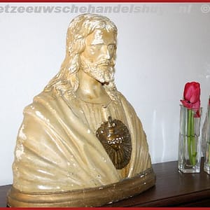 Antiek Jezusbeeld goud (E.Dewald)