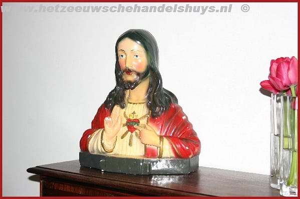 Jezusbeeld JC3 Antiek - Afbeelding 2