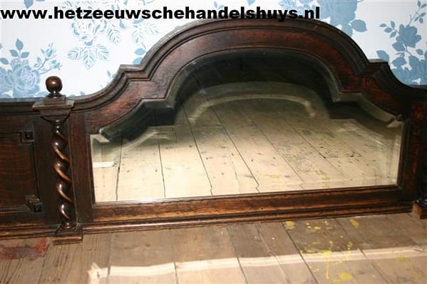 Spiegel in kopstuk kast - Afbeelding 3