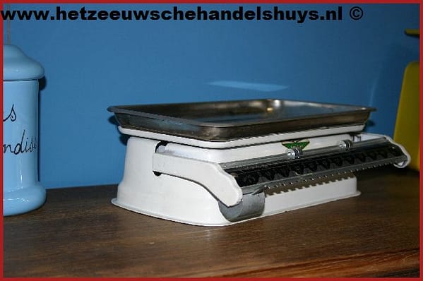 Weegschaal wit - Afbeelding 3