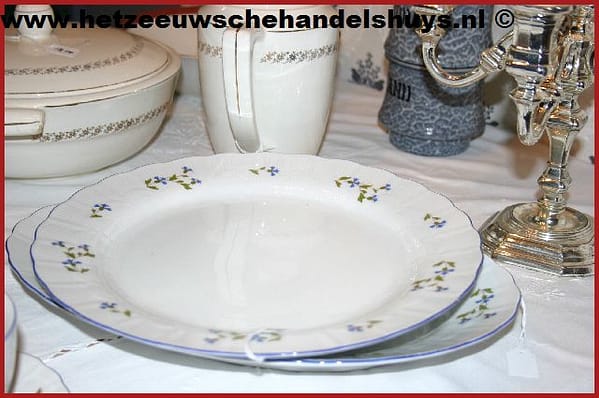 Schaal Bavaria blauw bloempje rond 70056 - Afbeelding 2