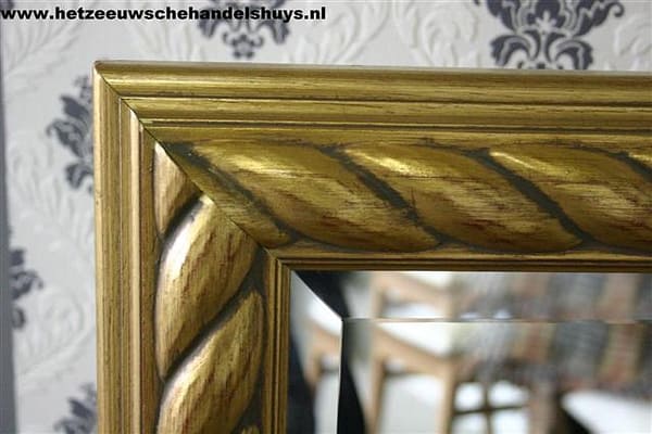 Spiegel goud groot - Afbeelding 2