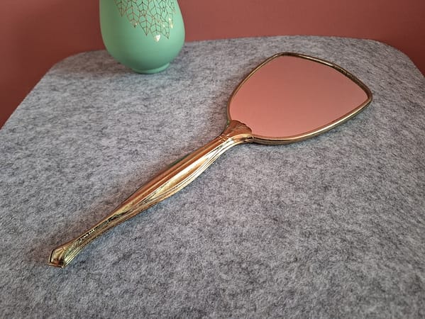 Vintage-antieke handspiegel