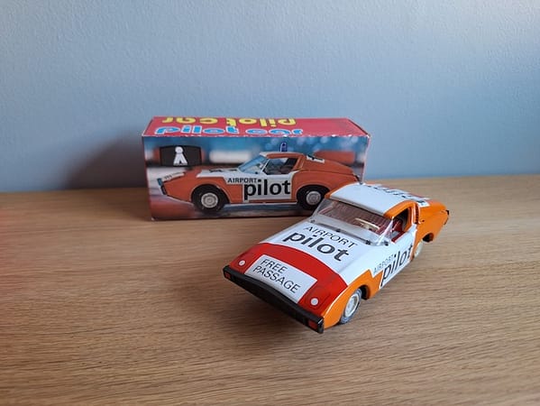 Auto Airport Pilot blik vintage - Afbeelding 2