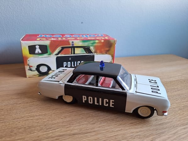 Vintage Blikken Auto Police